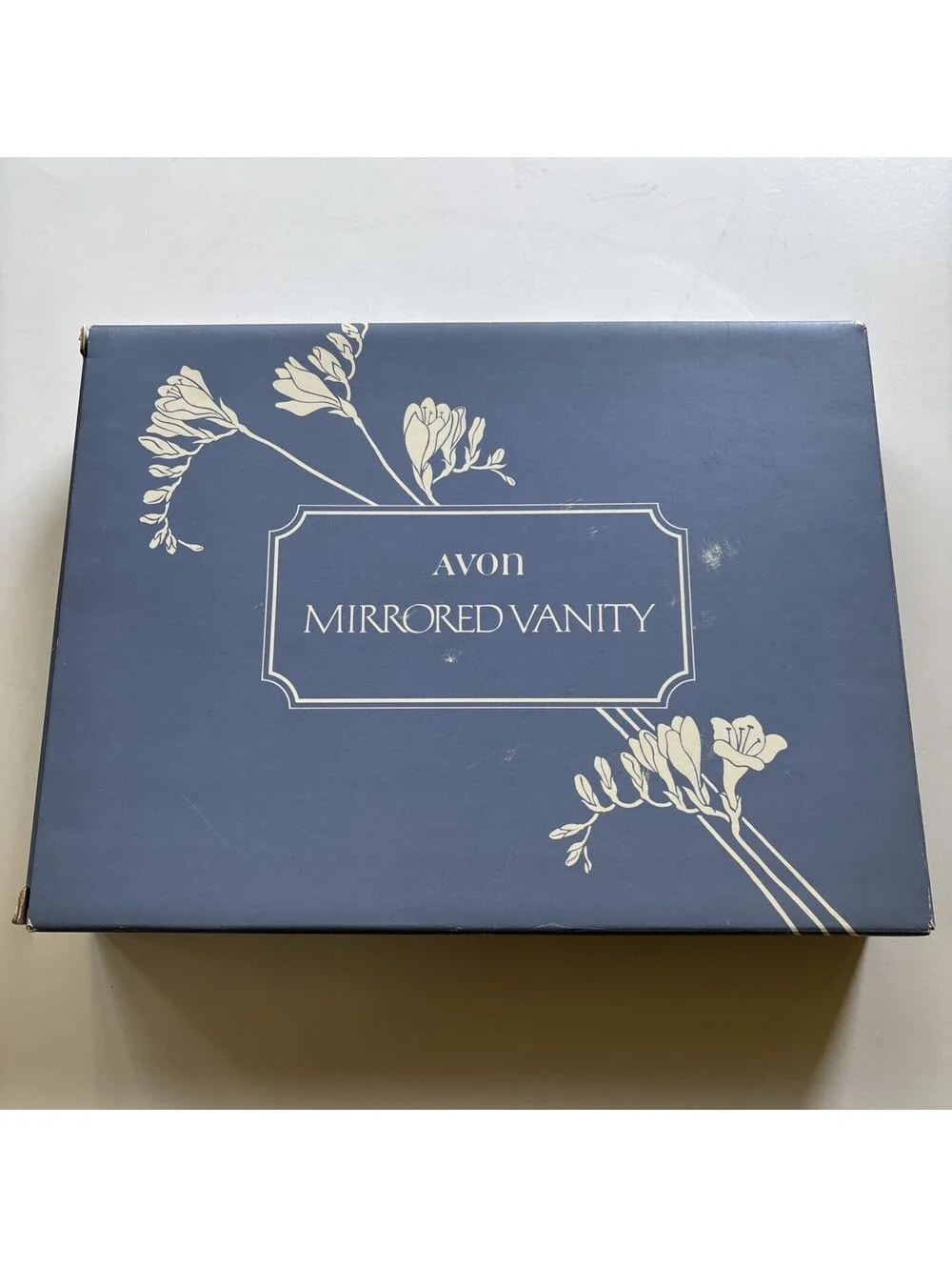 Vintage Avon Mirrored Vanity Tray, 11